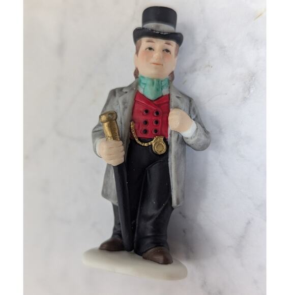 Vintage Lefton Colonial Village Morton Manchester figure Holiday Christmas - Picture 7 of 7
